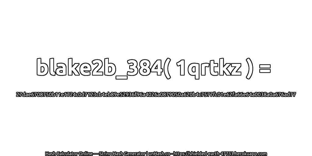 blake2b_384( 1qrtkz ) = 27dae6708750b11e1724c0d7123cb4eb89e52936f96a4026a0879050a620b4c7577fc01e62fa66e64a0038a0a676ad77 | unHash.co