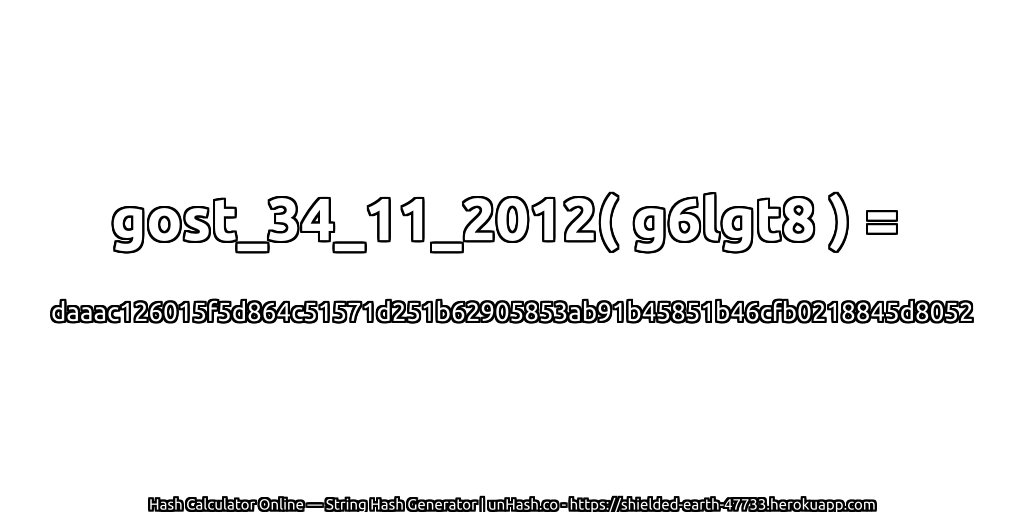 gost_34_11_2012( g6lgt8 ) = daaac126015f5d864c51571d251b62905853ab91b45851b46cfb0218845d8052 | unHash.co