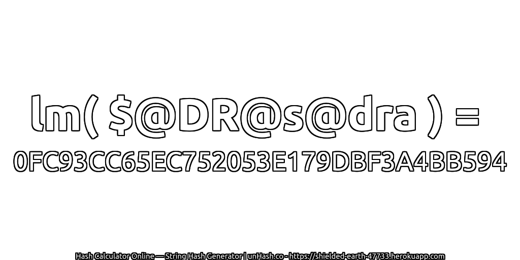 lm( $@DR@s@dra ) = 0FC93CC65EC752053E179DBF3A4BB594 | unHash.co