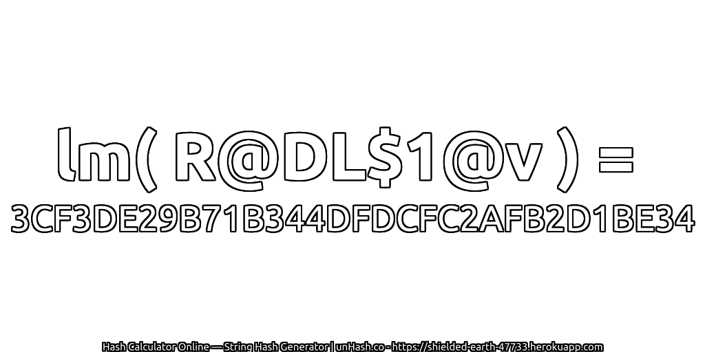 lm( R@DL$1@v ) = 3CF3DE29B71B344DFDCFC2AFB2D1BE34 | unHash.co