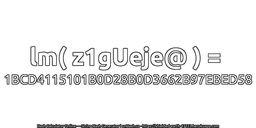 lm( z1gUeje@ ) = 1BCD4115101B0D28B0D3662B97EBED58 | unHash.co