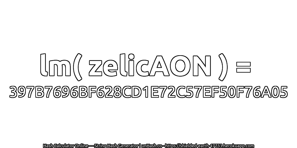 lm( zelicAON ) = 397B7696BF628CD1E72C57EF50F76A05 | unHash.co