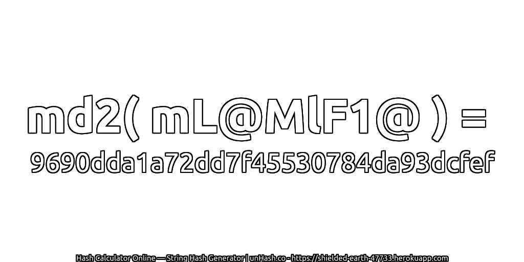 md2( mL@MlF1@ ) = 9690dda1a72dd7f45530784da93dcfef | unHash.co