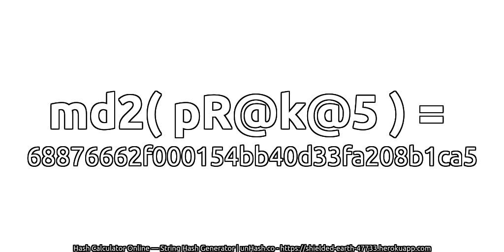 md2( pR@k@5 ) = 68876662f000154bb40d33fa208b1ca5 | unHash.co