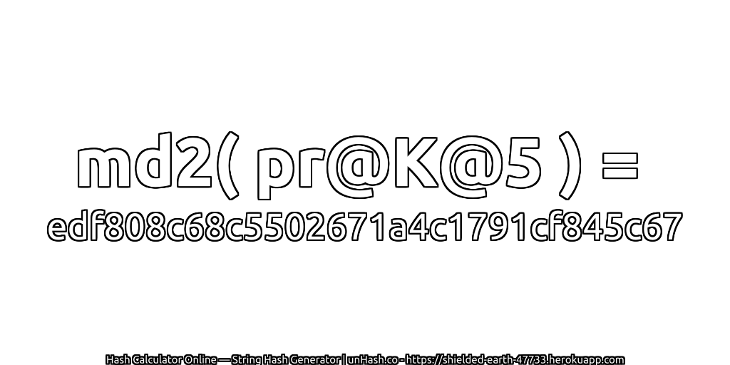 md2( pr@K@5 ) = edf808c68c5502671a4c1791cf845c67 | unHash.co