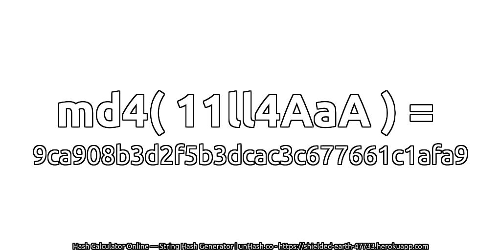 md4( 11ll4AaA ) = 9ca908b3d2f5b3dcac3c677661c1afa9 | unHash.co