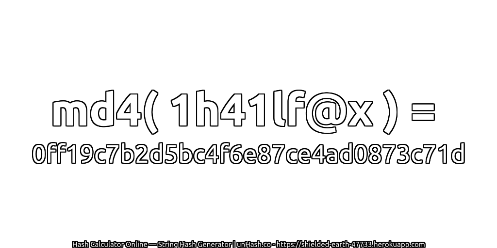 md4( 1h41lf@x ) = 0ff19c7b2d5bc4f6e87ce4ad0873c71d | unHash.co