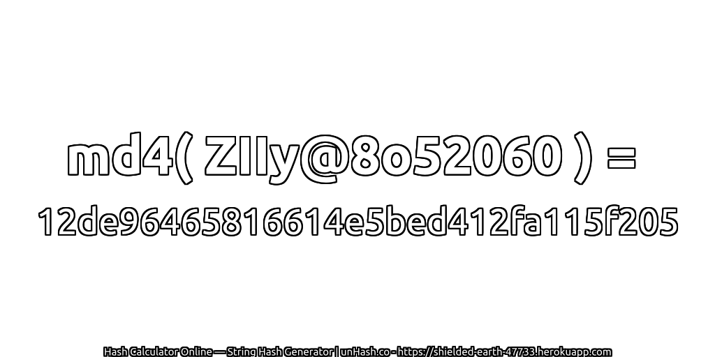 md4( ZIIy@8o52060 ) = 12de96465816614e5bed412fa115f205 | unHash.co