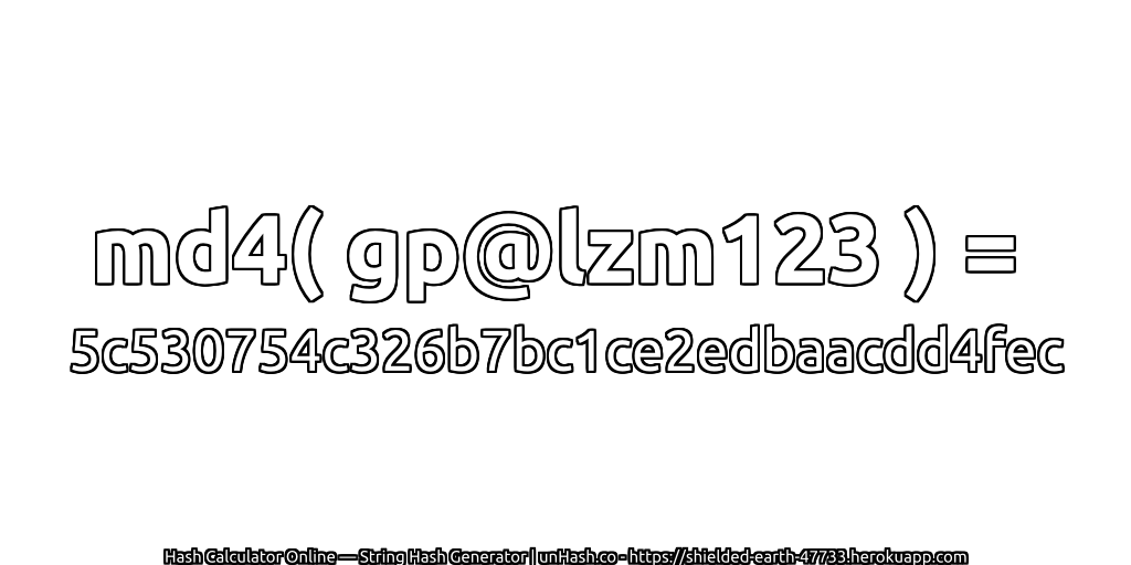 md4( gp@lzm123 ) = 5c530754c326b7bc1ce2edbaacdd4fec | unHash.co