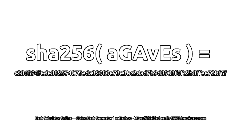 sha256( aGAvEs ) = c286394fede882574075eda32080e73e3bc2dad7b9d8903f6fc2b8ffee72bf6f | unHash.co