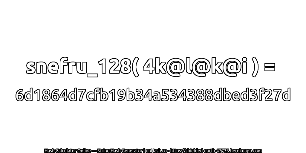 snefru_128( 4k@l@k@i ) = 6d1864d7cfb19b34a534388dbed3f27d | unHash.co