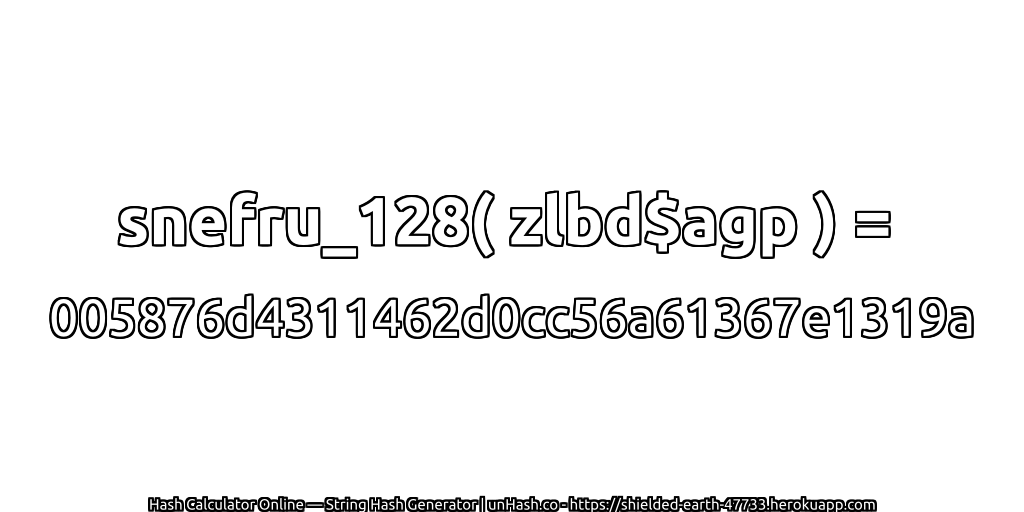 snefru_128( zlbd$agp ) = 005876d4311462d0cc56a61367e1319a | unHash.co